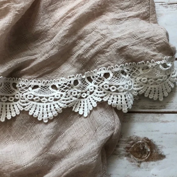 Endless Rose Linen and Lace Rose Maxi - Picture 3 of 7